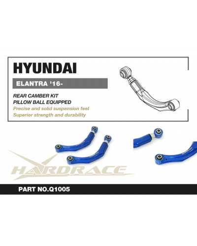 HARDRACE REAR CAMBER KIT HYUNDAI SONATA '14-, ELANTRA SPORT '16-, KIA K7 '16-  : KYP PERFORMANCE HOUSE