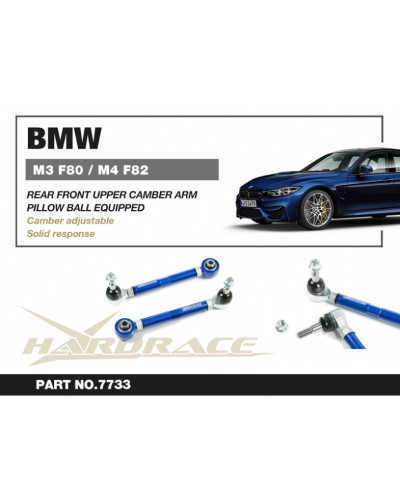 HARDRACE ADJUSTABLE REAR CAMBER/TOE/CASTER ARM BMW, 2 SERIES, 3 SERIES, 4 SERIES, F80 M3 14-PRESENT, F82 M4, F87 M2 14-PRESENT :