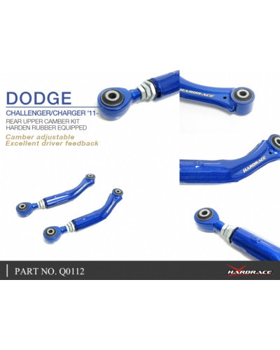 HARDRACE REAR UPPER CAMBER KIT DODGE, CHALLENGER, CHARGER, 11-PRESENT, 08-PRESENT : KYP PERFORMANCE HOUSE