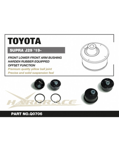 HARDRACE TOYOTA SUPRA J29 '19-/ BMW Z4 G29 18- FRONT LOWER ARM BUSHING  : KYP PERFORMANCE HOUSE