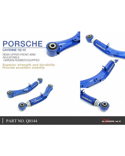 HARDRACE REAR UPPER-FRONT ARM ADJUSTABLE PORSCHE, CAYENNE, 02-10 : KYP PERFORMANCE HOUSE