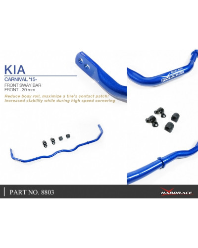 HARDRACE FRONT SWAY BAR KIA, CARNIVAL/SEDONA, YP 15- : KYP PERFORMANCE HOUSE