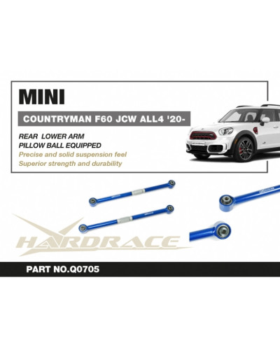 HARDRACE MINI CLUBMAN F54/ COUNTRYMAN F60 JCW ALL4 '19- BMW 2'S GRAN COUPE F44 M235IX / X2 F39 M35IX REAR LOWER CONTROL ARM : KY