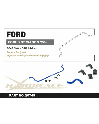 HARDRACE REAR SWAY BAR FORD FOCUS ST WAGON '20- : KYP PERFORMANCE HOUSE