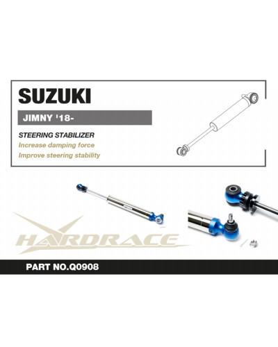 HARDRACE STEERING STABILIZER SUZUKI JIMNY '18-PRESENT : KYP PERFORMANCE HOUSE