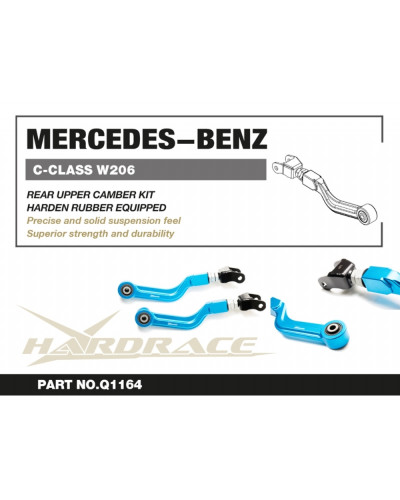 HARDRACE REAR UPPER CAMBER KIT MERCEDES BENZ, C-CLASS W206 '21- : KYP PERFORMANCE HOUSE