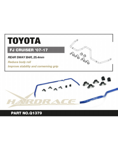 HARDRACE  REAR SWAY BAR TOYOTA FJ CRUISER 07-17 : KYP PERFORMANCE HOUSE