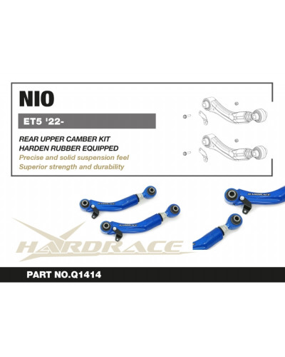 HARDRACE  REAR UPPER CAMBER KIT NIO ET5 22+ : KYP PERFORMANCE HOUSE