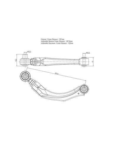 HARDRACE REAR CAMBER KIT SUBARU, LEGACY, BE/BH/BT 98-02, BL/BP 03-08 : KYP PERFORMANCE HOUSE