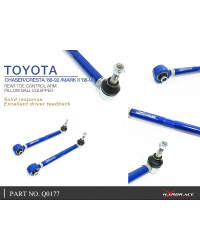 HARDRACE REAR TOE CONTROL ARM TOYOTA, MARK II/CHASER, JZX81 88-92 : KYP PERFORMANCE HOUSE