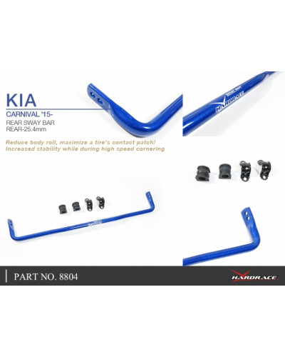 HARDRACE REAR SWAY BAR 25.4MM KIA, CARNIVAL/SEDONA, YP 15- : KYP PERFORMANCE HOUSE