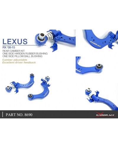 HARDRACE REAR CAMBER KIT LEXUS, RX, AL10 10-15 : KYP PERFORMANCE HOUSE