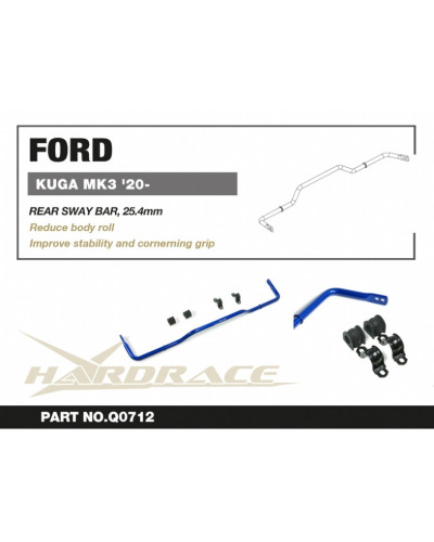 HARDRACE FORD KUGA MK3 '20- REAR SWAY BAR : KYP PERFORMANCE HOUSE