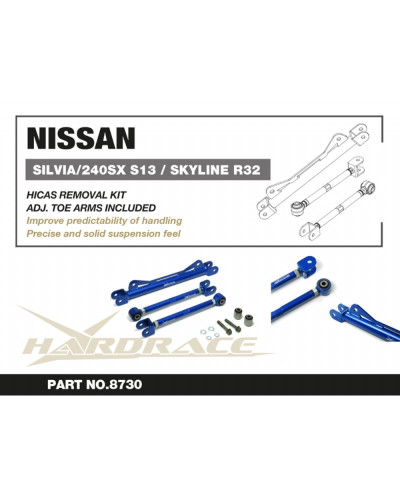 HARDRACE NISSAN S13/R32/R32 GT-R HICAS REMOVAL KIT  : KYP PERFORMANCE HOUSE