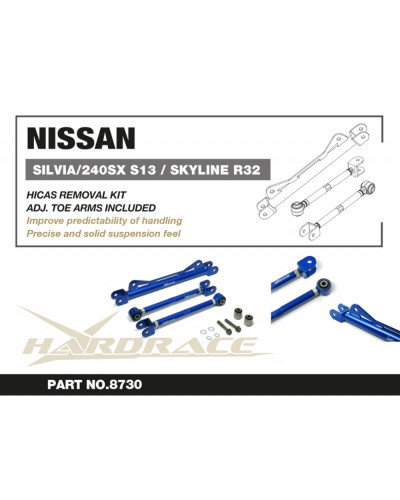 HARDRACE NISSAN S13/R32/R32 GT-R HICAS REMOVAL KIT  : KYP PERFORMANCE HOUSE