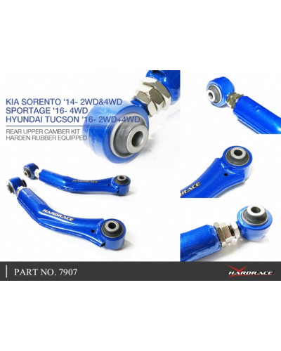 HARDRACE REAR UPPER CAMBER KIT HYUNDAI, KIA, SORENTO, SPORTAGE, TUCSON, 15-, TL 16-PRESENT, QL 16- : KYP PERFORMANCE HOUSE