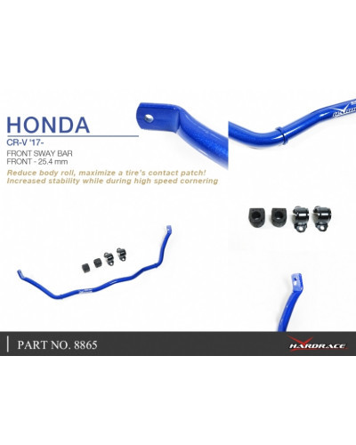 HARDRACE FRONT SWAY BAR (28MM) HONDA, 17-PRESENT : KYP PERFORMANCE HOUSE