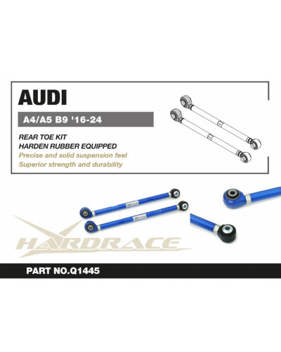 HARDRACE  REAR TOE KIT AUDI A4/A5 B9 16-24 : KYP PERFORMANCE HOUSE