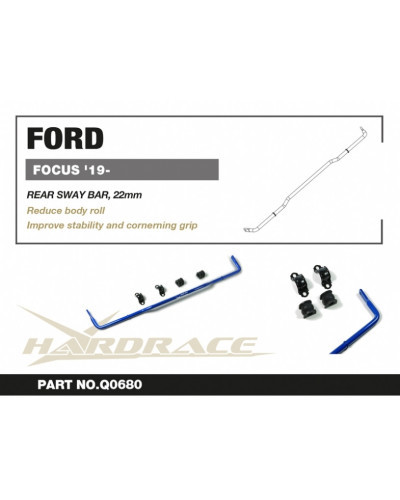 HARDRACE FORD FOCUS 19 MK4 W/MULTI-LINK REAR SWAY BAR  : KYP PERFORMANCE HOUSE