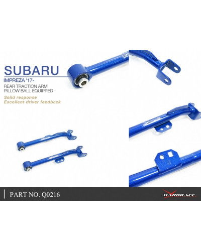 HARDRACE REAR TRACTION ARM SUBARU, IMPREZA, XV, GK/GT 17-PRESENT, GT 17-PRESENT : KYP PERFORMANCE HOUSE