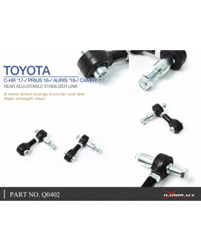 HARDRACE REAR ADJUSTABLE STABILIZER LINK TOYOTA GR YARIS '20-, GR COROLLA '22-  : KYP PERFORMANCE HOUSE