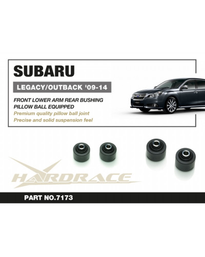 HARDRACE SUBARU LEGACY/OUTBACK BM/BR '09-14 FRONT LOWER ARM REAR BUSHING : KYP PERFORMANCE HOUSE