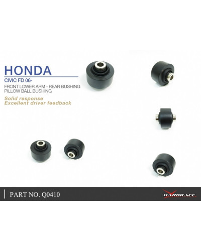 HARDRACE FRONT LOWER ARM REAR BUSHING HONDA, CIVIC, FD : KYP PERFORMANCE HOUSE