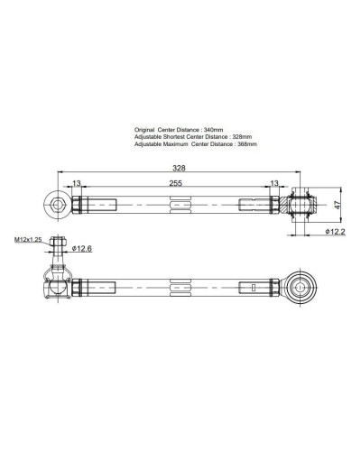 HARDRACE REAR TOE KIT TOYOTA, MR2, AW11 87-89 : KYP PERFORMANCE HOUSE