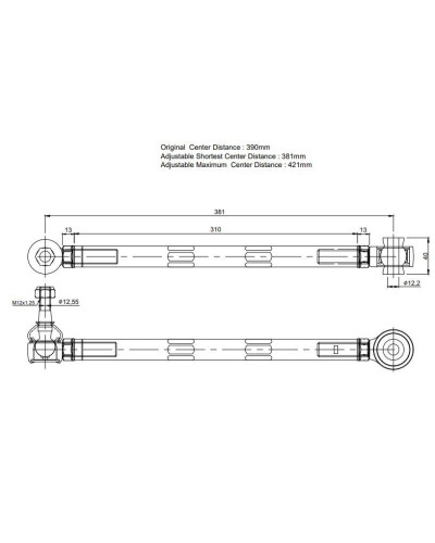 HARDRACE REAR TOE KIT TOYOTA, MR2, AW11 84-86 : KYP PERFORMANCE HOUSE