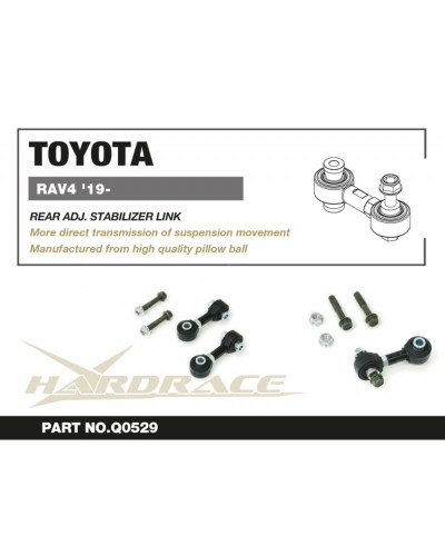 HARDRACE TOYOTA RAV4 '19- REAR ADJUSTABLE ENDLINKS : KYP PERFORMANCE HOUSE