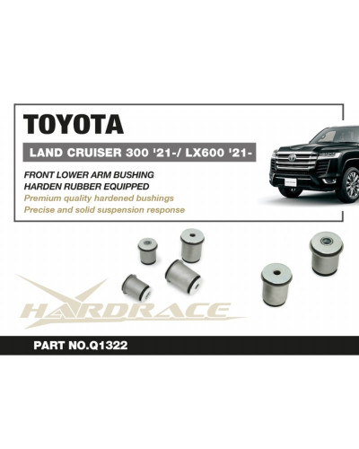 HARDRACE FRONTLOWER ARM BUSHING KIT TOYOTA LAND CRUISER J300 21-  : KYP PERFORMANCE HOUSE