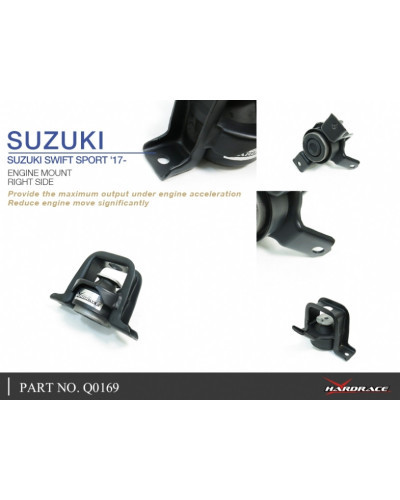 HARDRACE ENGINE MOUNT, RH SUZUKI, SWIFT, ZC33 17-PRESENT : KYP PERFORMANCE HOUSE