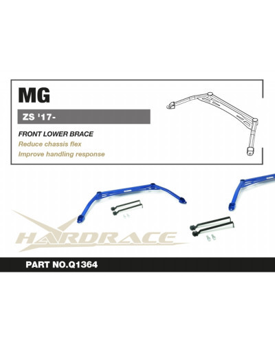 HARDRACE  FRONT LOWER 4-POINT BRACE MG ZS 17+ : KYP PERFORMANCE HOUSE