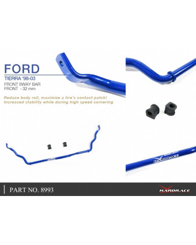 HARDRACE FRONT SWAY BAR 22MM MAZDA, 323, 5/PREMACY, TIERRA, 98-06, CP 99-05, BJ 98-04 : KYP PERFORMANCE HOUSE