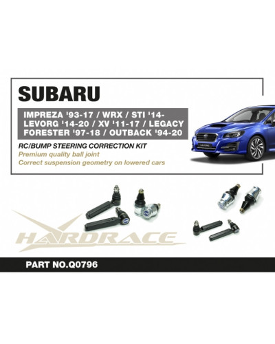 HARDRACE BUMP STEER CORRECTION KIT SUBARU IMPREZA WRX FORESTER LIBERTY OUTBACK : KYP PERFORMANCE HOUSE