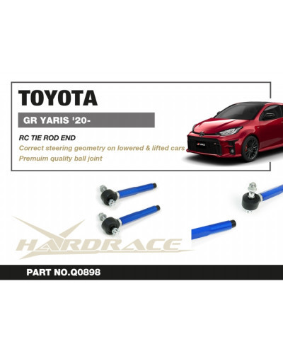 HARDRACE RC TIE ROD ENDS TOYOTA GR YARIS '20-, GR COROLLA '22-  : KYP PERFORMANCE HOUSE |FAST SHIPPING JDM CAR PARTS UPGRADE AUS