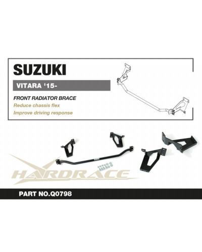 HARDRACE FRONT LOWER RADIATOR BRACE SUZUKI VITARA '15- : KYP PERFORMANCE HOUSE