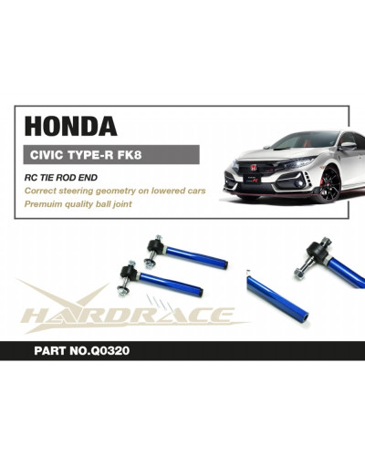 HARDRACE RC TIE ROD ENDS HONDA CIVIC 17- FK8 TYPE-R : KYP PERFORMANCE HOUSE |FAST SHIPPING JDM CAR PARTS UPGRAD PRO SHOP AUSTRA