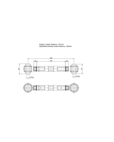 HARDRACE REAR TRAILING ARM BMW, 1 SERIES, 3 SERIES, X1, E84 09-15, E8X, E9X : KYP PERFORMANCE HOUSE