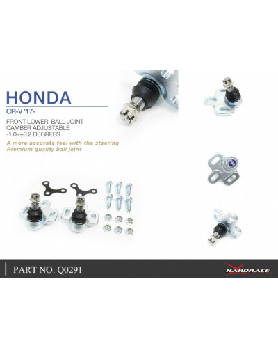 HARDRACE FRONT LOWER BALL JOINT HONDA, 17-PRESENT : KYP PERFORMANCE HOUSE