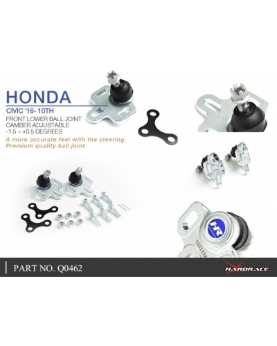 HARDRACE FRONT LOWER BALL JOINT HONDA, CIVIC, FC : KYP PERFORMANCE HOUSE