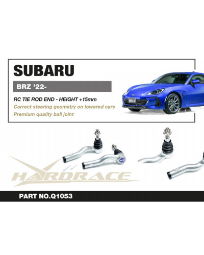 HARDRACE RC TIE ROD END, SUBARU, BRZ '22- : KYP PERFORMANCE HOUSE