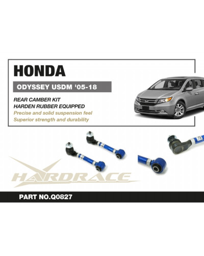 HARDRACE REAR UPPER CAMBER KIT HONDA ODYSSEY USDM '05-11/'11-18 : KYP PERFORMANCE HOUSE