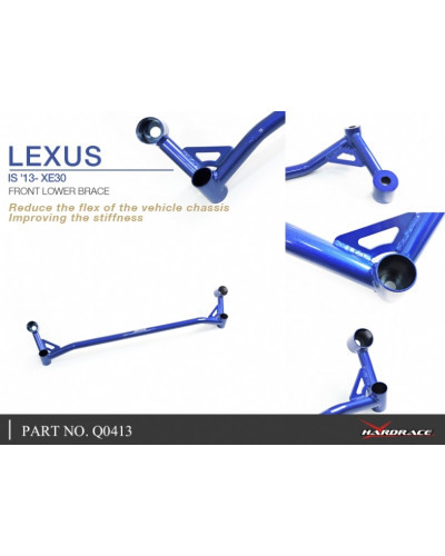 HARDRACE FRONT LOWER BRACE LEXUS, IS, XE30 14-PRESENT : KYP PERFORMANCE HOUSE