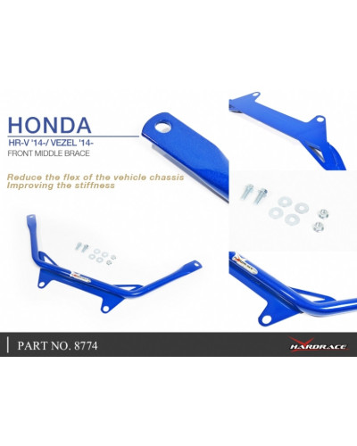 HARDRACE BODY REINFORCED BAR HONDA, HRV, 14-PRESENT : KYP PERFORMANCE HOUSE