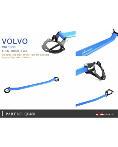 HARDRACE FRONT STRUT BAR VOLVO, V40, 13-PRESENT : KYP PERFORMANCE HOUSE