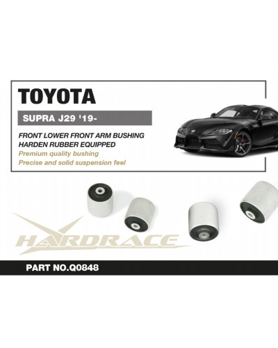 HARDRACE FRONT LOWER FRONT ARM BUSHING TOYOTA SUPRA J29 '19-/ BMW Z4 G29 18- : KYP PERFORMANCE HOUSE