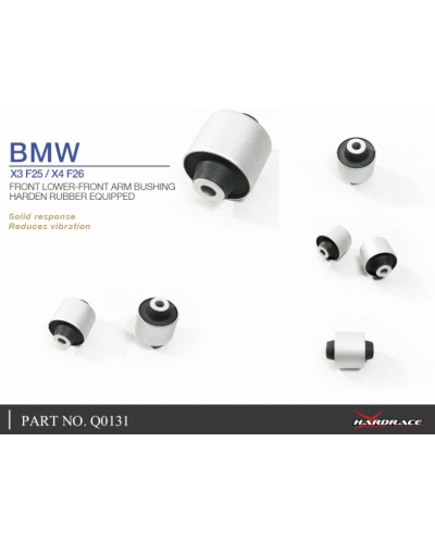 HARDRACE FRONT LOWER-FRONT ARM BUSHING BMW, X3, X4, F25 11-17, F26 14-PRESENT : KYP PERFORMANCE HOUSE