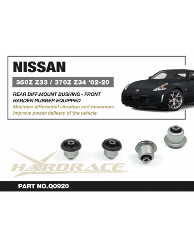 HARDRACE NISSAN Z '02-20/ INFINITI G '01-15/ M '05-10/ Q45 '02-06/FX & QX70 '02-17 REAR DIFF. MOUNT BUSHING - FRONT : KYP PERFOR