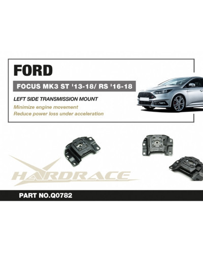 HARDRACE  LEFT SIDE ENGINE MOUNT FORD, FOCUS ST '13-18, RS '16-18 : KYP PERFORMANCE HOUSE